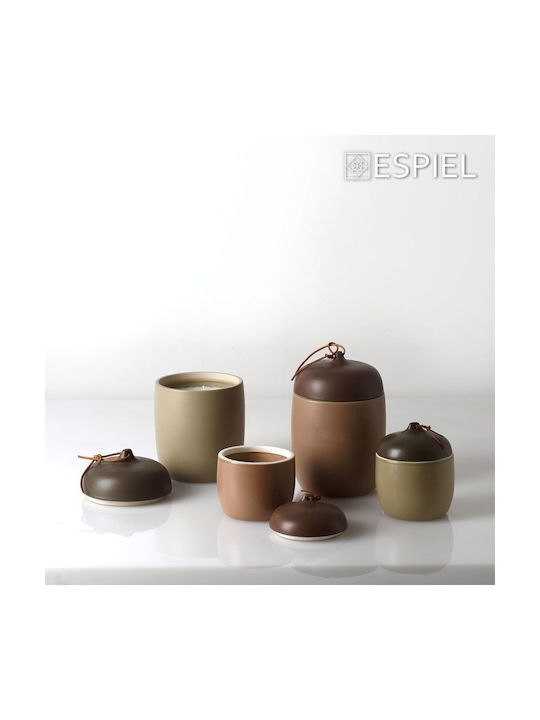 Espiel Aromatic Candle in Jar with Spa Scent 10.2x12cm