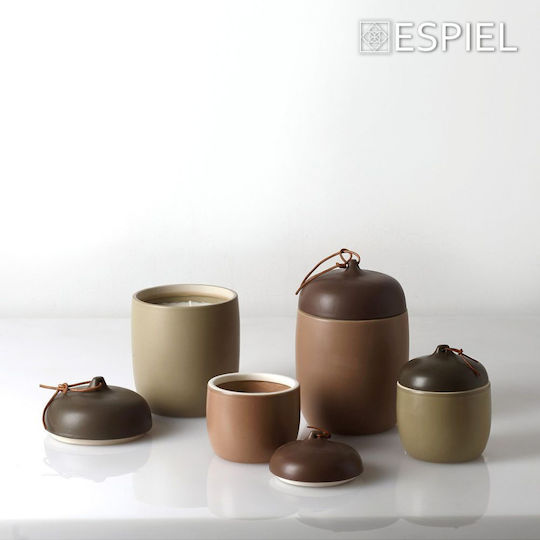 Espiel Αρωματικό Κερί σε Βάζο με Άρωμα Spa 10.2x12εκ.