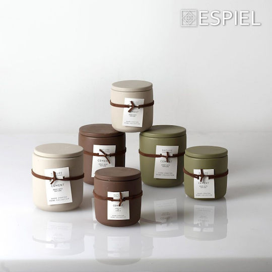 Espiel Aromatic Candle In Jar With Spa Perfume 7.7x8cm