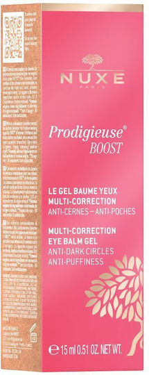 Nuxe Creme Prodigieuse Boost Eye Gel for Moisturizing Dark Circles Eye Bags and Regenerating 15ml