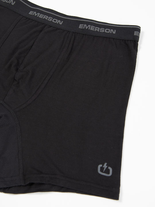 Men's Boxers Black with Patterns 2Pack