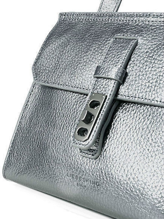 Leather Women's Bag Handbag Gray