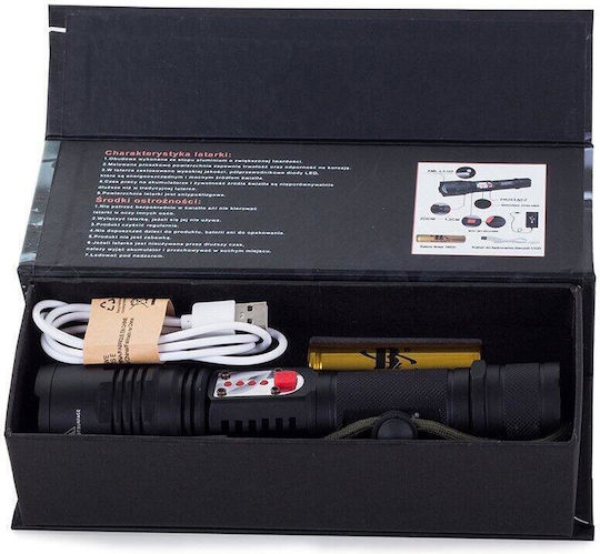Bailong Wiederaufladbarer LED Taschenlampen T6