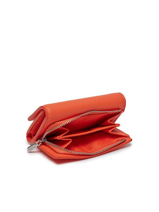 Calvin Klein Must Trifold Small Women's Wallet with RFID Orange