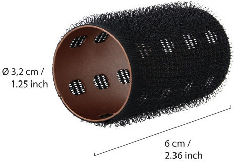 Parsa Haarwickler Beheizt 32mm in Schwarz Farbe 4Stück