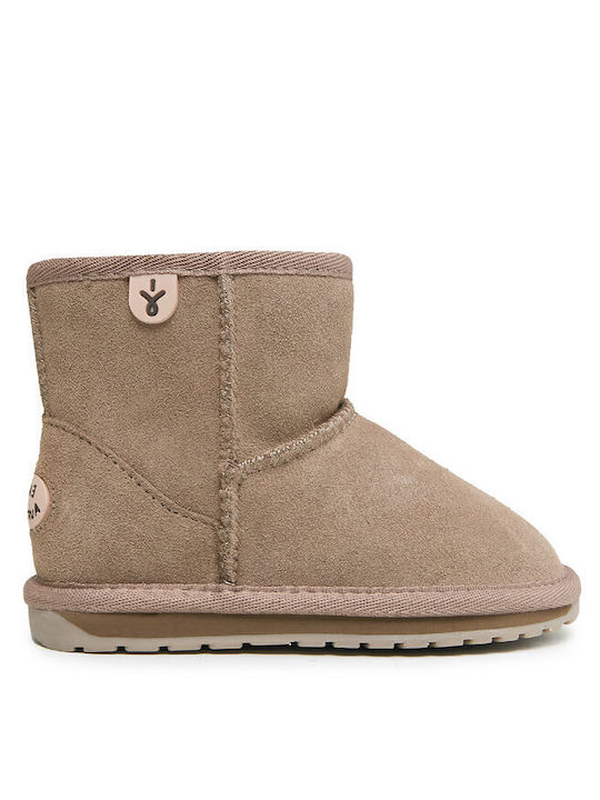 Wallaby Mini Suede Παιδικά Μποτάκια Χιονιού Καφέ