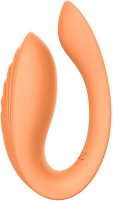 Vibrator pentru cupluri 6.5cm Portocaliu