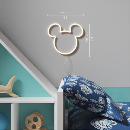 Disney Led Kids Wall Light LED Neon Disney Mickey Ears
