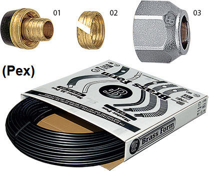 Brass Form Ρακόρ Σύνδεσης Σωλήνα PVC 7108201