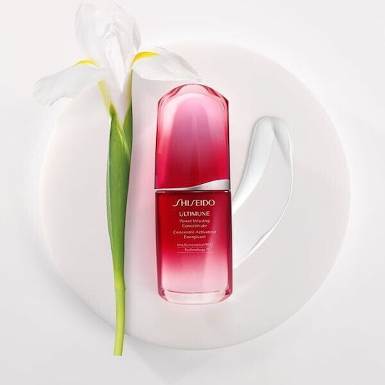 Shiseido Ultimune Power Infusing Concentrate Moisturizing & Anti-aging Serum Face with Peptides for Firming & Nourishment 30ml