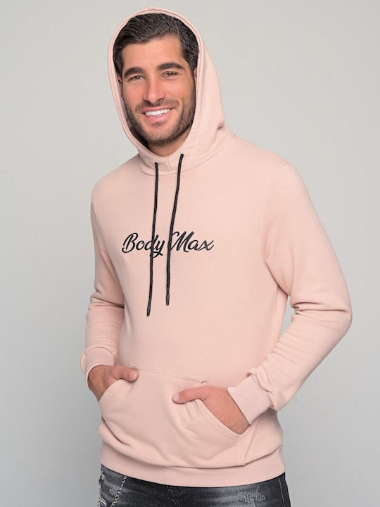 Body Max Men's Sweatshirt with Hood Pink