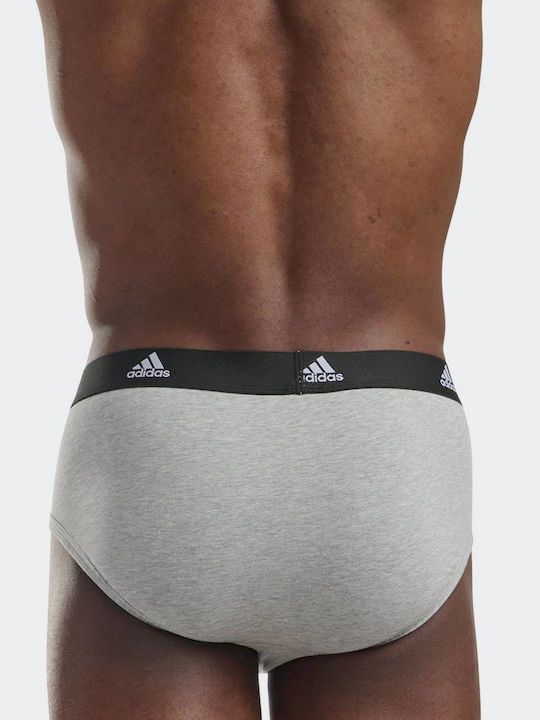 Active Flex 4A1M01 Men's Slips White/Black/Grey 3Pack