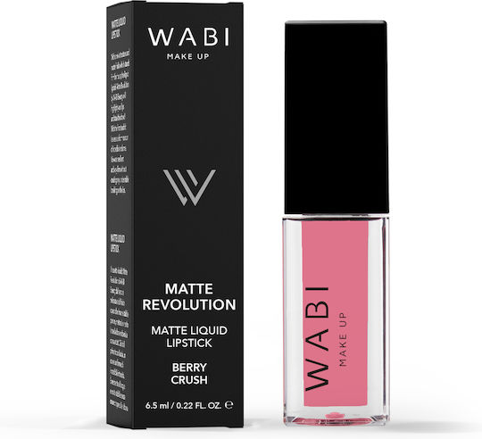 Wabi Beauty Matte Revolution Liquid Lipstick Matte Pink Romance 6.5ml