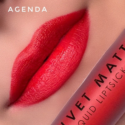 MUA Long Lasting Liquid Lipstick Velvet Orange 3gr