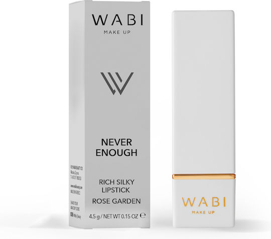 Wabi Beauty Never Enough Κραγιόν Satin Rose Garden 4.5gr