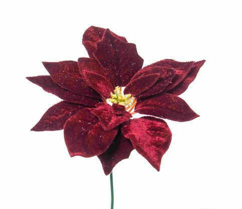 Arpimex Srl Weihnachtsdekoration Stoff Blume Länge 19cm.