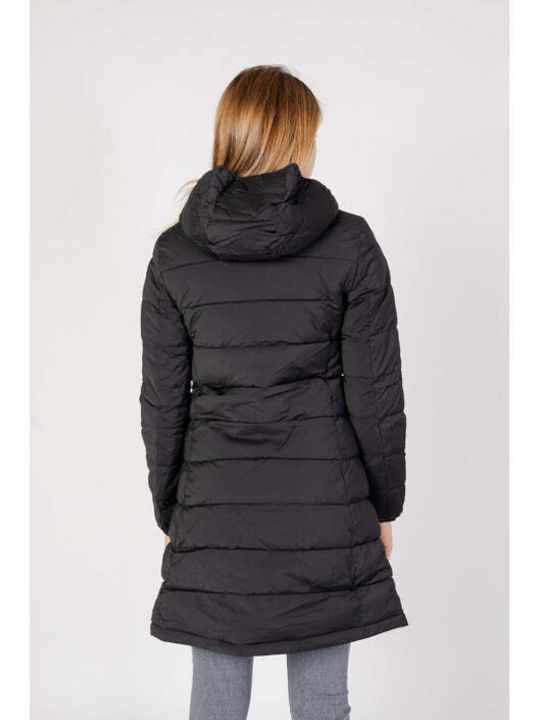 Guess Women's Short Puffer Jacket for Winter Black