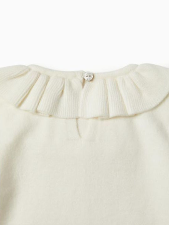 Zippy Kids Sweater Long Sleeve Ecru