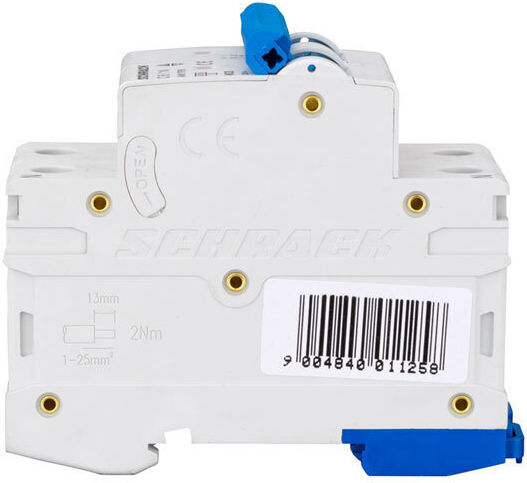 Schrack Automatic Circuit Breaker 20A Double-pole AC 196-010600220