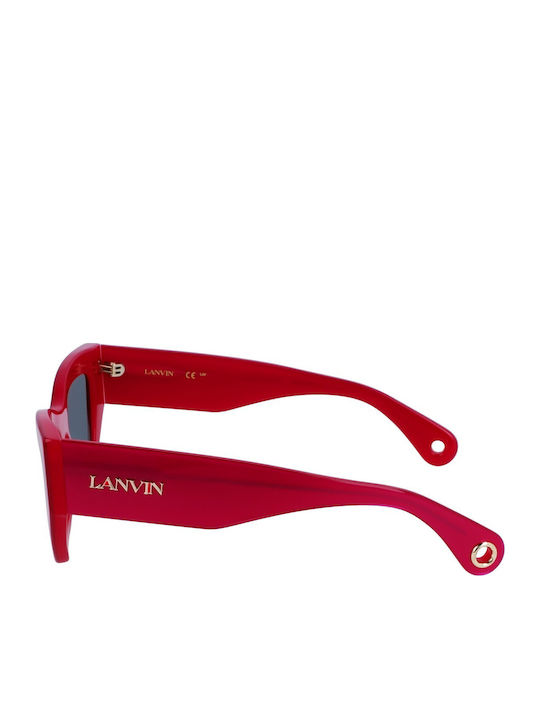 Lanvin Γυαλιά Ηλίου Κόκκινα με Κοκκάλινο Σκελετό