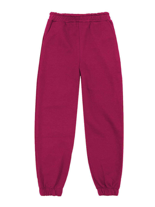 Ustyle Damen-Sweatpants Jogger ΜΑΤΖΕΝΤΑ Vlies