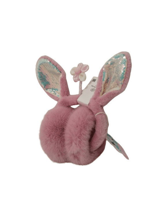 Romvous Earmuffs Fur Pink