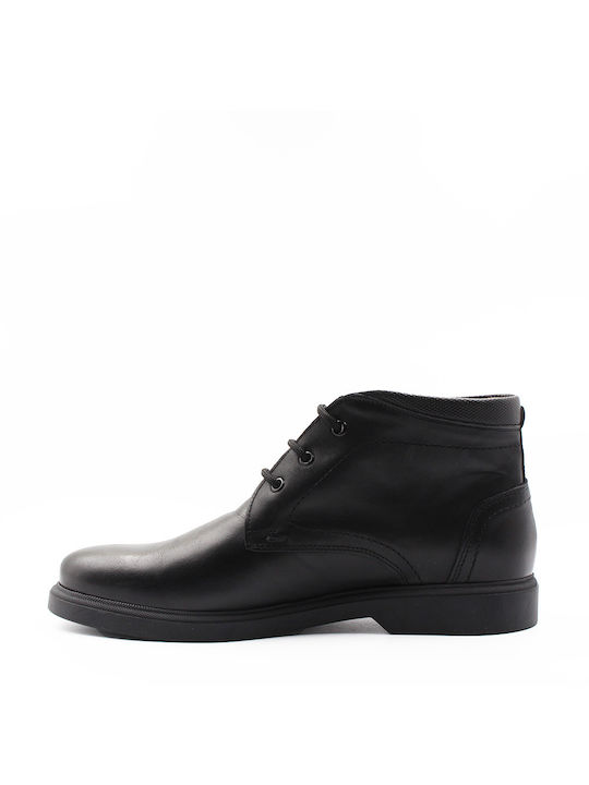 Antonio Shoes Men's Leather Boots Black