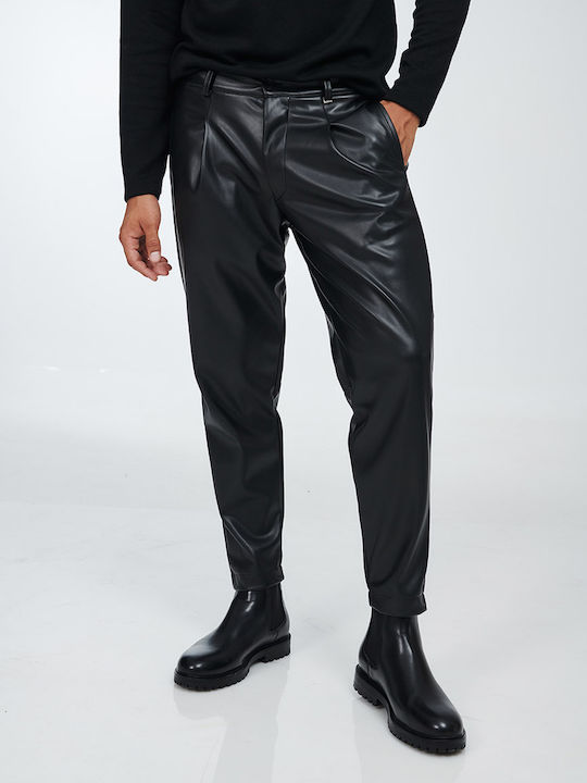 P/Coc Men's Trousers in Regular Fit Black