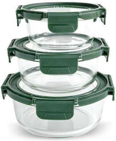 Iris Barcelona Glas-Mittagsbox Grün 950ml
