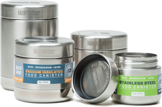 Klean Kanteen Δοχείο Φαγητού Inox Θερμός Ασημί 236ml