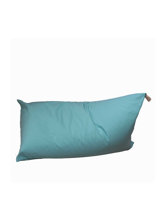 Πουφ Μαξιλάρα Basic Τιρκουάζ 70x120cm