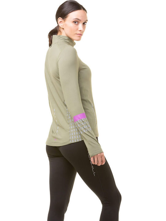 Women's Sports Long Sleeve Top Brown