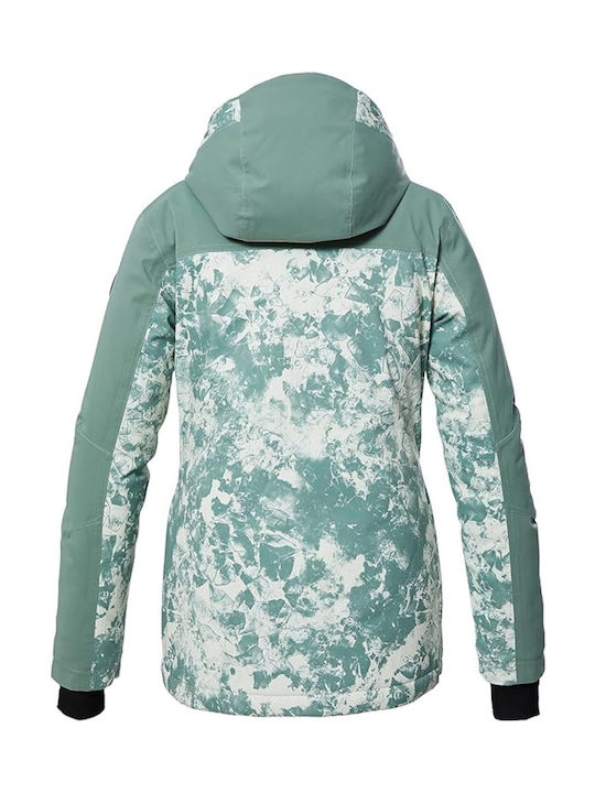 Killtec Waterproof Kids Casual Jacket with Hood Green