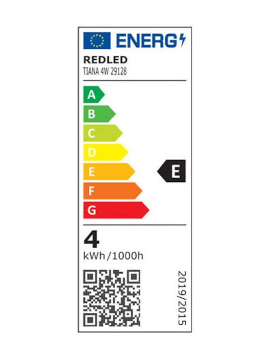 Redled Стенни Външни Осветителни Тела LED IP65 4W с Регулируемо Бяло Светлина 13x13x12см