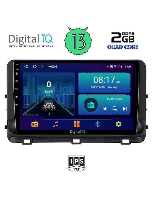 Digital IQ Sistem Audio Auto pentru Kia Ceed 2018-2022 (Bluetooth/USB/AUX/WiFi/GPS/Android-Auto) cu Ecran Tactil 10"