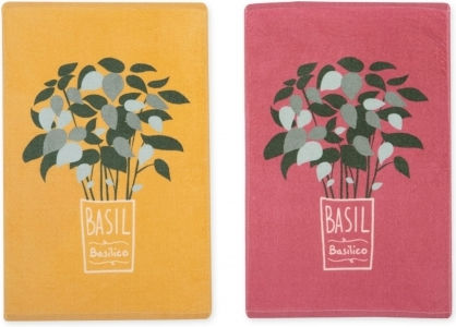 Nef-Nef Homeware Vasiliko Tea Towel from 100% Cotton in Purple Color 40x60cm