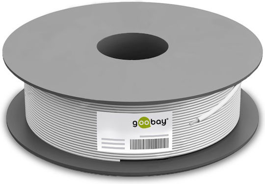 Goobay S/FTP Кат.6 (Gigabit) Мрежов Кабел Ethernet Без Конектори 100м Сив