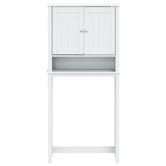 vidaXL Badezimmerschrank Wäscherei B76xT27xH164.5cm Weiß