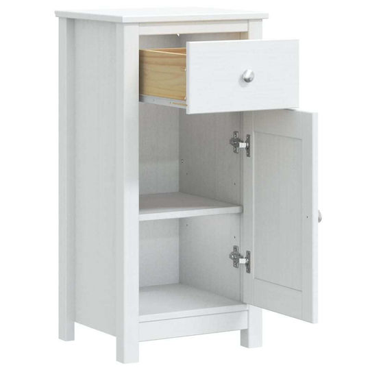 vidaXL Бански Шкаф 40x34x80см Бял