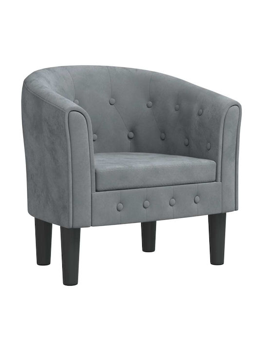 Armchair Dark Grey 70x56x68cm