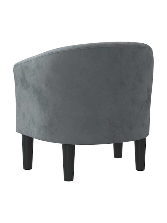 Armchair Dark Grey 70x56x68cm