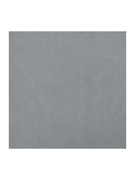 Armchair with Footstool Dark Grey 70x56x68cm