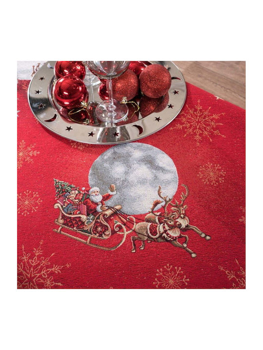 Teoran Set Christmas Tablecloths Square Fabric Colorful 2pcs