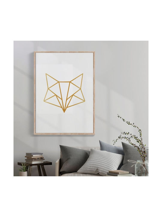 Walls Poster Αλεπού | Gold 30x40cm