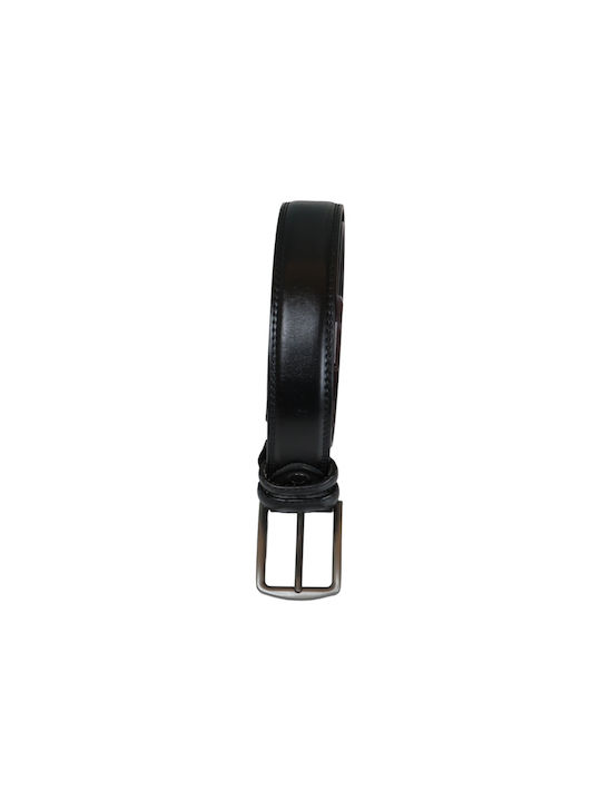 Privato Men's Leather Belt Black