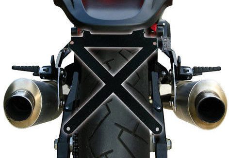 Moto Discovery Foldable Motorcycle License Plate Holder