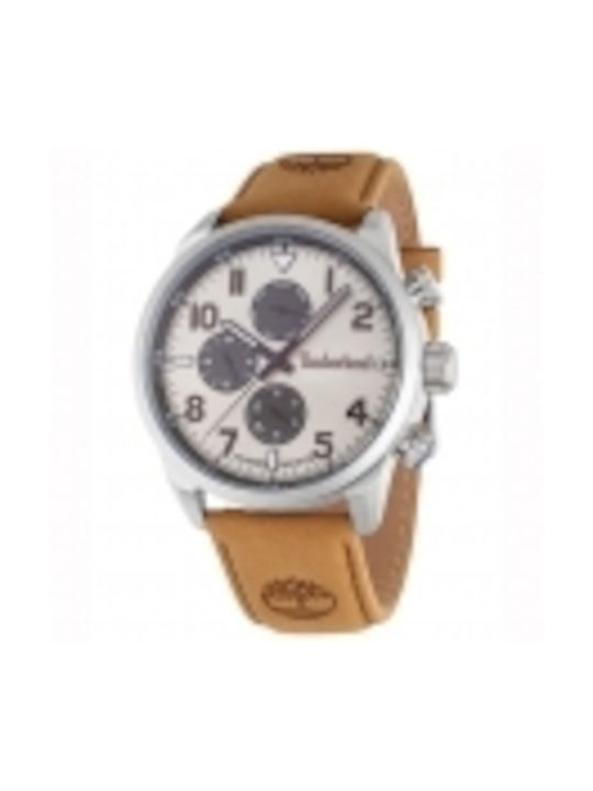 Timberland Henniker Ii Watch Battery with Brown Leather Strap