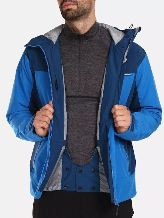 Kilpi Herren Winter Jacke Lässig Μπλε