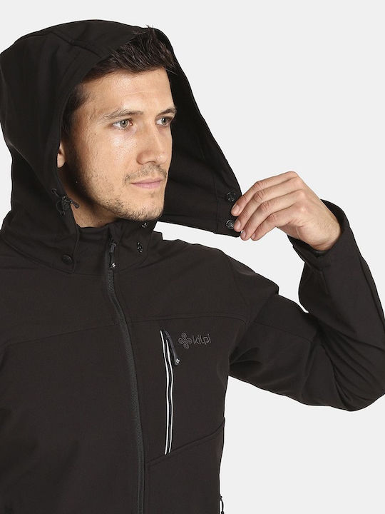 Ravio-m Geacă Softshell Iarna Waterproof Cu Protecție Împotriva Vântului Neagră