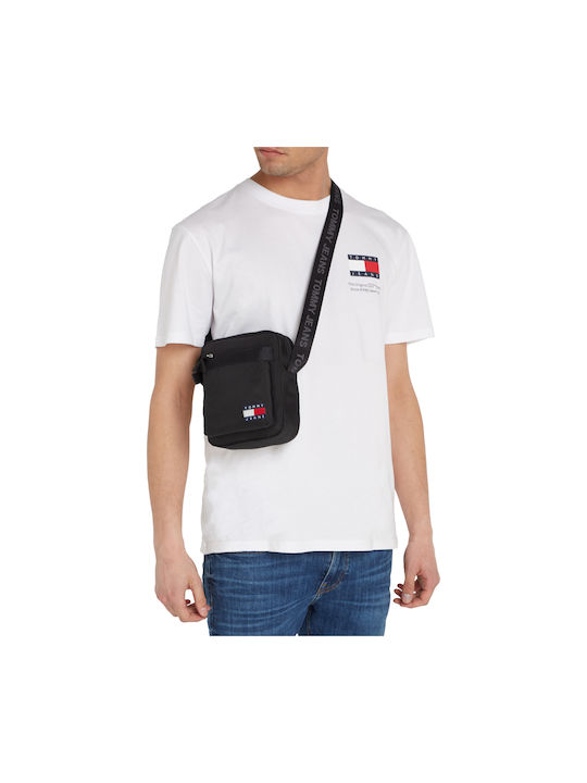 Tommy Hilfiger Geantă pentru bărbați Umăr / Crossbody Neagră